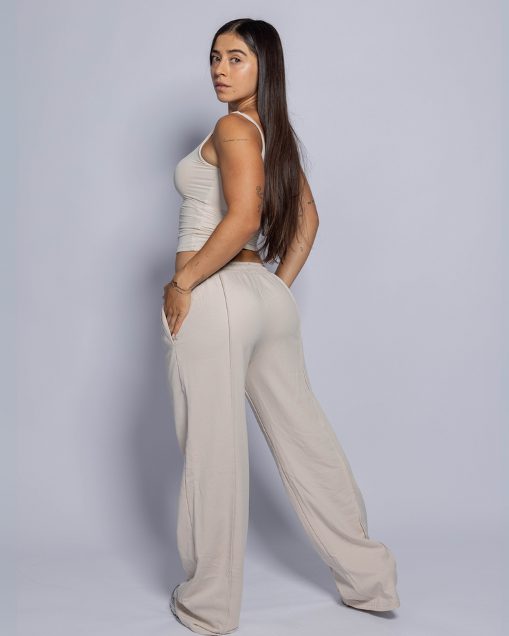 Noa-Oversize Jogger Set Beige (Se venden por separado)
