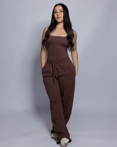 Noa-Oversize Jogger Set Cafe (Se venden por separado)