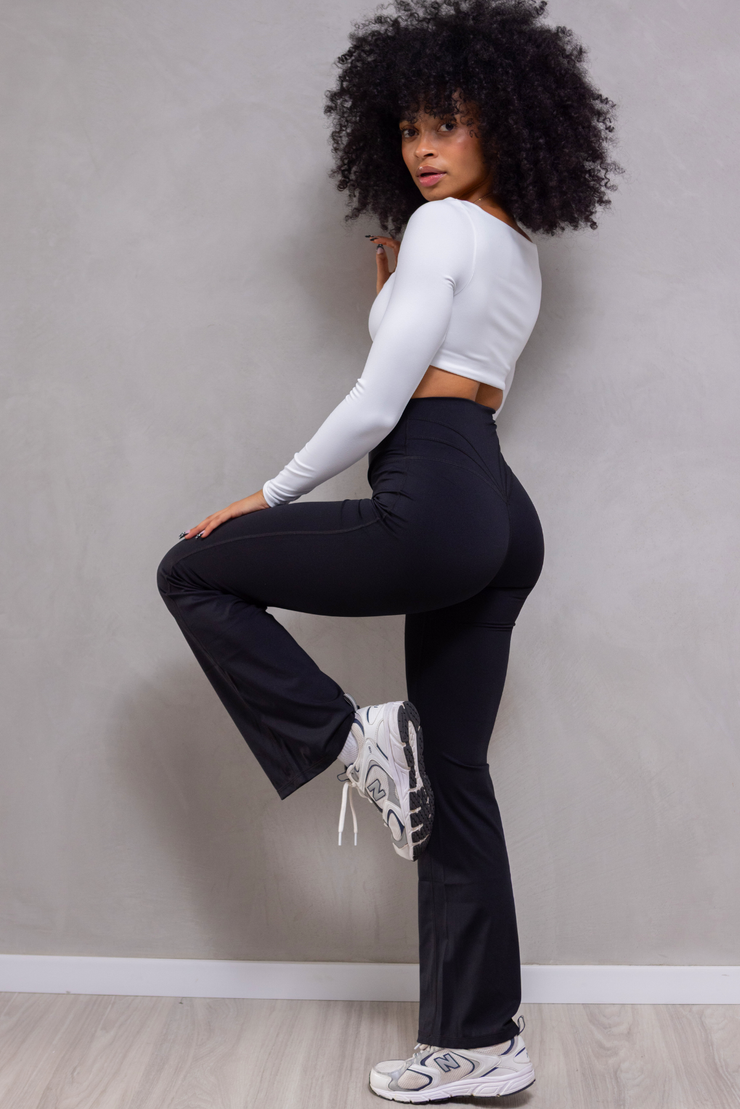 Bell pant GLAM Cruzado Negro