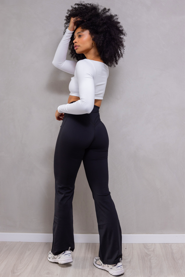 Bell pant GLAM Cruzado Negro