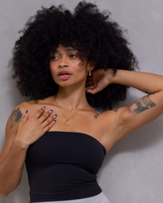 Emma Top strapless negro