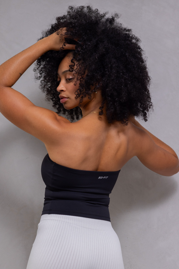 Emma Top strapless negro