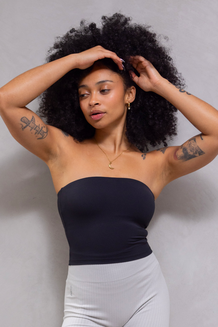 Emma Top strapless negro