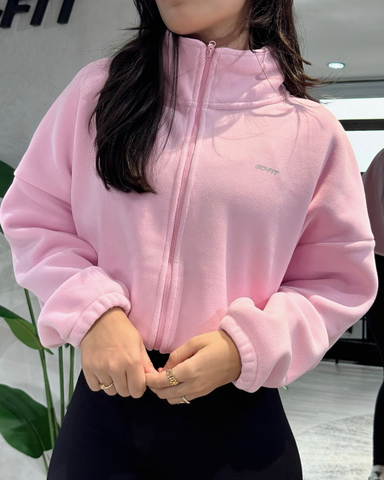 Hoodie peluche SO FIT Rosa M