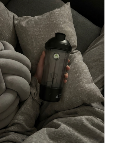 Shaker Pro Black, botella, Proteina