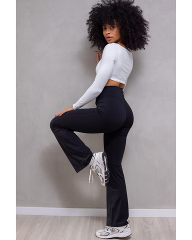 Bell pant GLAM Cruzado Negro