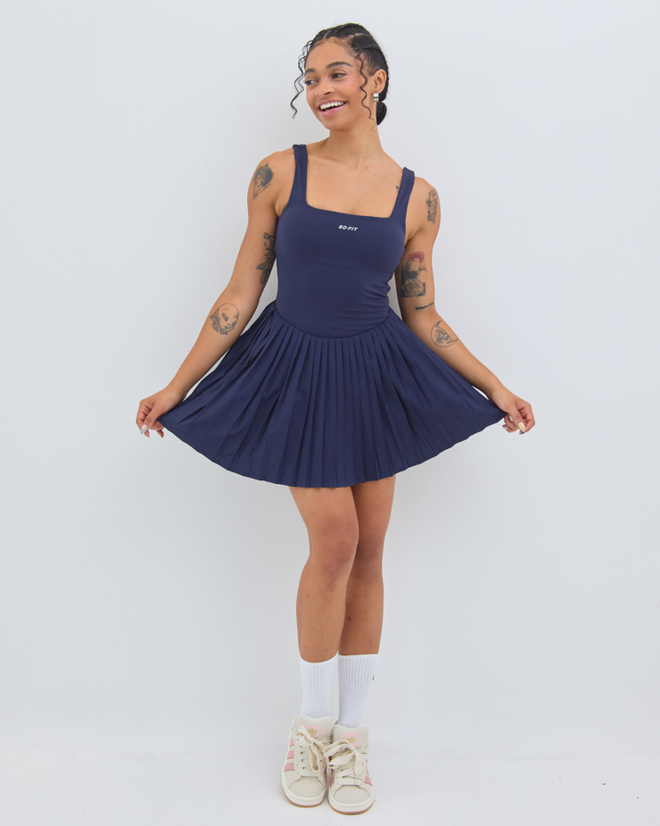 Nuvia, vestido tenista con bolsas