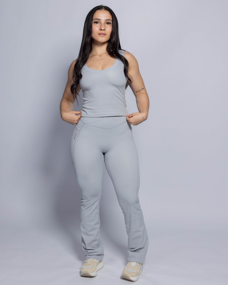 Leggings Flare Gris