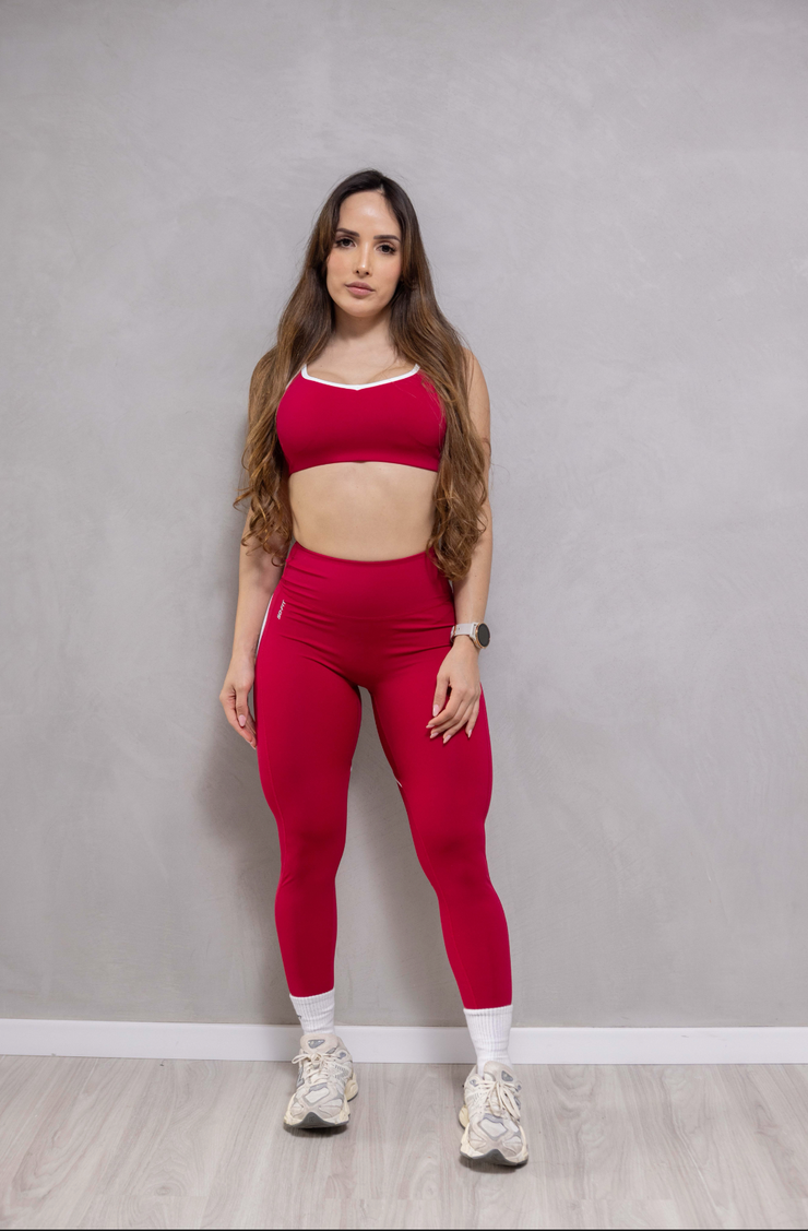 Heartbeat Set rojo, Short / Leggings / (Se venden por separado)