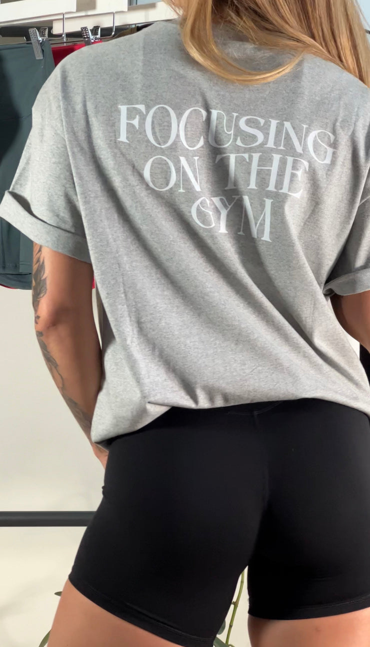 T-shirt  UNISEX talla única -Focus on the gym