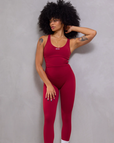 Aurora Flex Rojo- Leggings / Blusa (Se venden por separado)